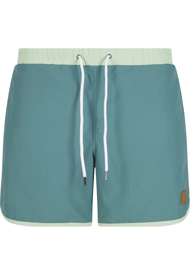 URBAN CLASSICS Badeshorts »Urban Classics Herren Retro Swimshorts«