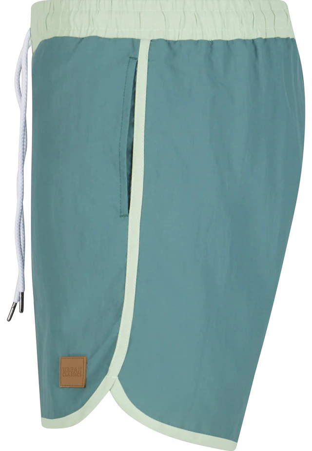 URBAN CLASSICS Badeshorts »Urban Classics Herren Retro Swimshorts«