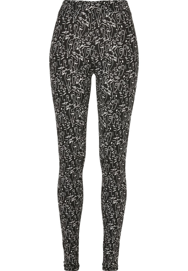 URBAN CLASSICS Leggings »Urban Classics Damen Ladies Soft AOP Leggings«