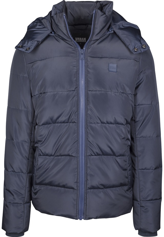 URBAN CLASSICS Allwetterjacke »Urban Classics Herren Hooded Puffer Jacket« 1 Stk. tlg. mit Kapuze