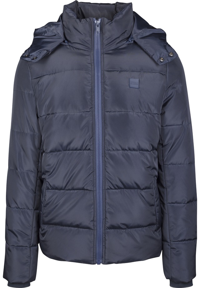 URBAN CLASSICS Allwetterjacke »Urban Classics Herren Hooded Puffer Jacket« 1 Stk. tlg. mit Kapuze