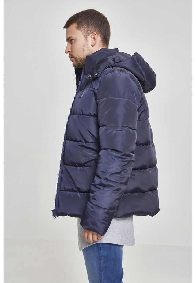URBAN CLASSICS Allwetterjacke »Urban Classics Herren Hooded Puffer Jacket« 1 Stk. tlg. mit Kapuze