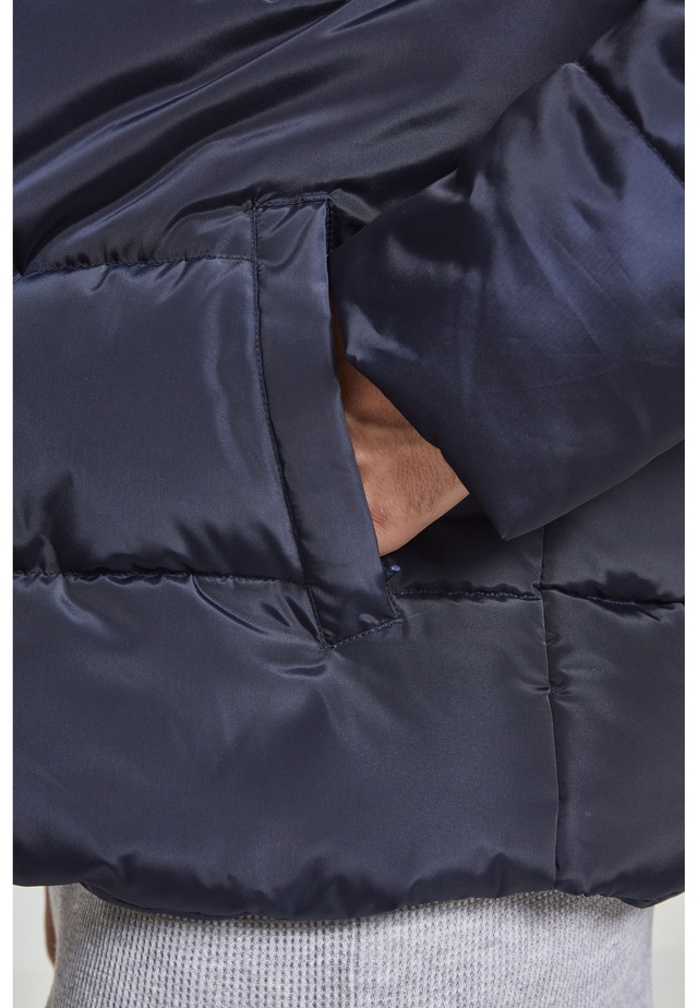 URBAN CLASSICS Allwetterjacke »Urban Classics Herren Hooded Puffer Jacket« 1 Stk. tlg. mit Kapuze