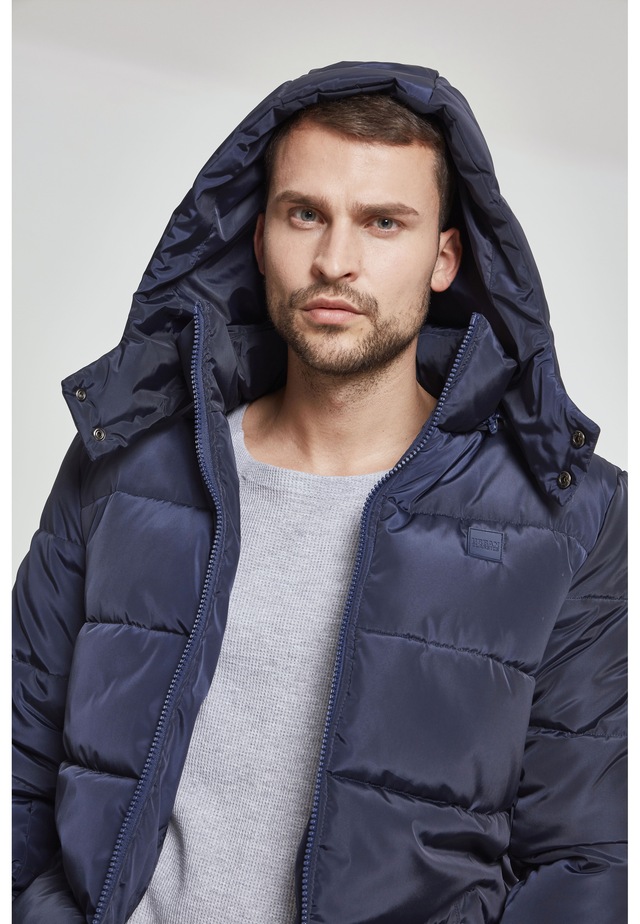 URBAN CLASSICS Allwetterjacke »Urban Classics Herren Hooded Puffer Jacket« 1 Stk. tlg. mit Kapuze