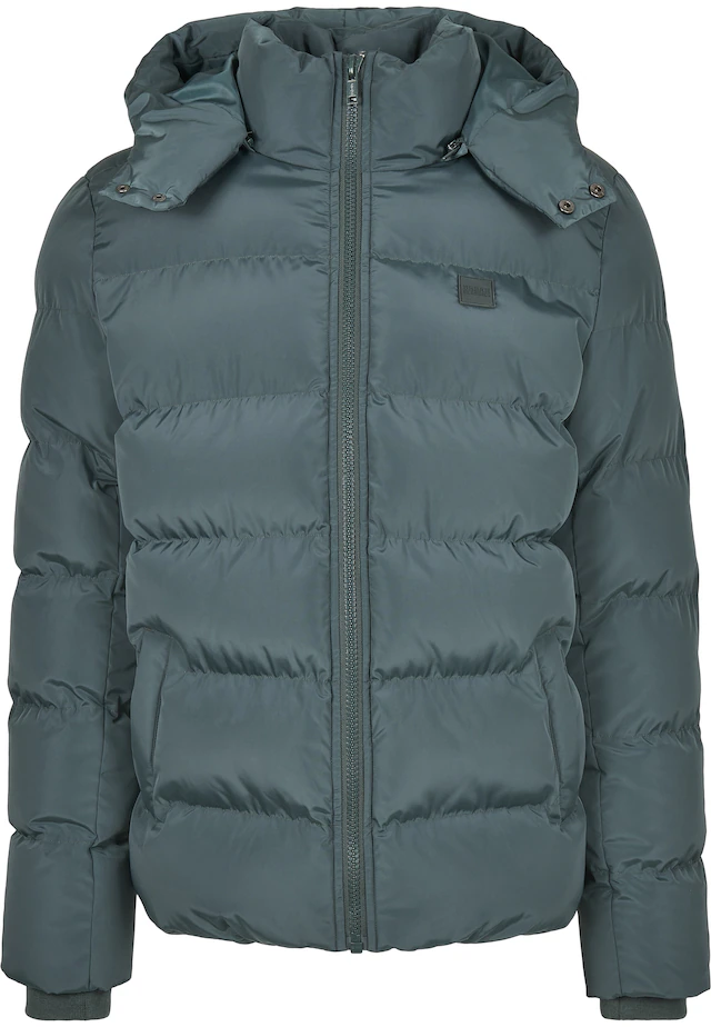 URBAN CLASSICS Allwetterjacke »Urban Classics Herren Hooded Puffer Jacket« 1 Stk. tlg. mit Kapuze