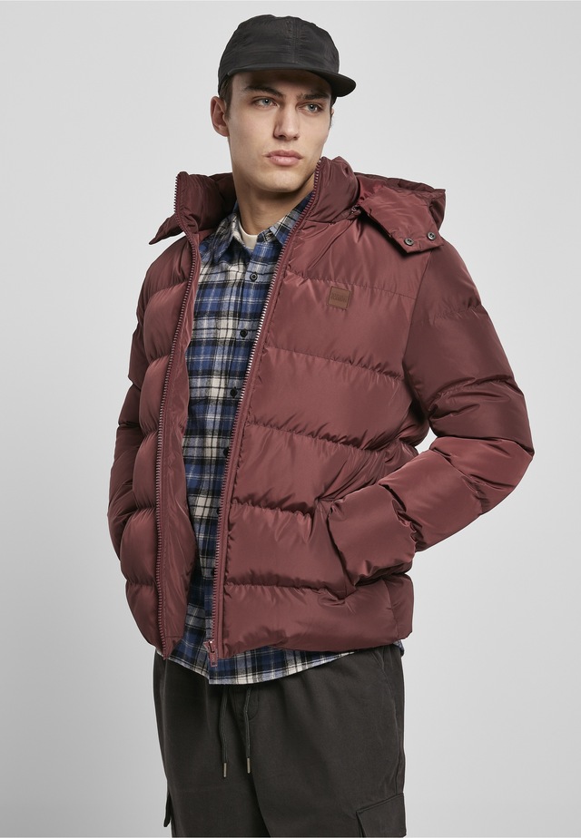 URBAN CLASSICS Allwetterjacke »Urban Classics Herren Hooded Puffer Jacket« 1 Stk. tlg. mit Kapuze
