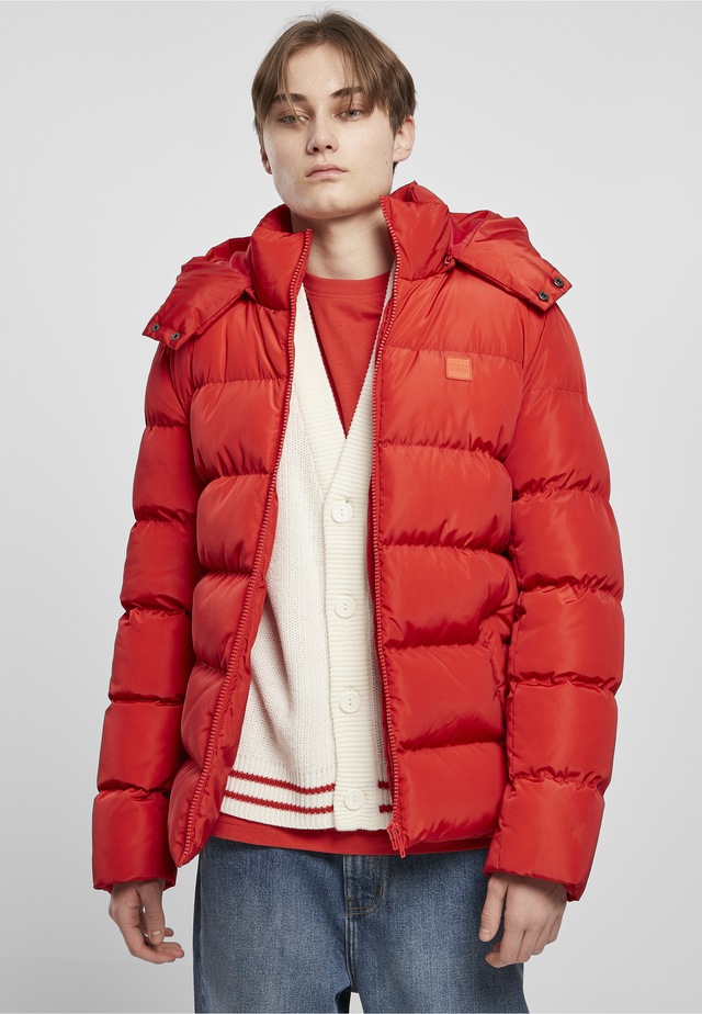 URBAN CLASSICS Allwetterjacke »Urban Classics Herren Hooded Puffer Jacket« 1 Stk. tlg. mit Kapuze