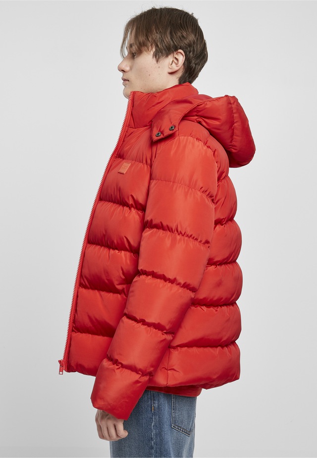 URBAN CLASSICS Allwetterjacke »Urban Classics Herren Hooded Puffer Jacket« 1 Stk. tlg. mit Kapuze