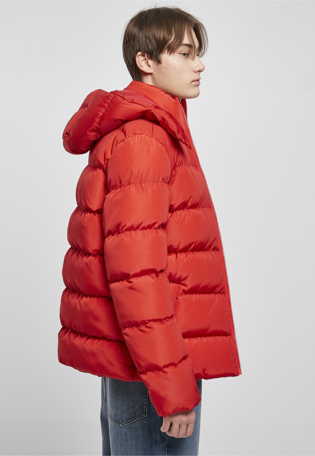 URBAN CLASSICS Allwetterjacke »Urban Classics Herren Hooded Puffer Jacket« 1 Stk. tlg. mit Kapuze