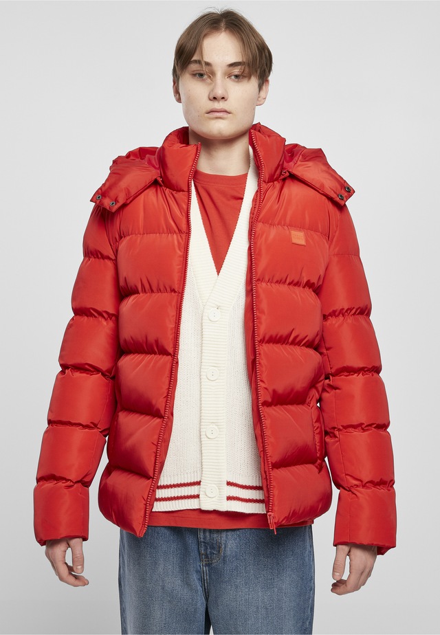 URBAN CLASSICS Allwetterjacke »Urban Classics Herren Hooded Puffer Jacket« 1 Stk. tlg. mit Kapuze