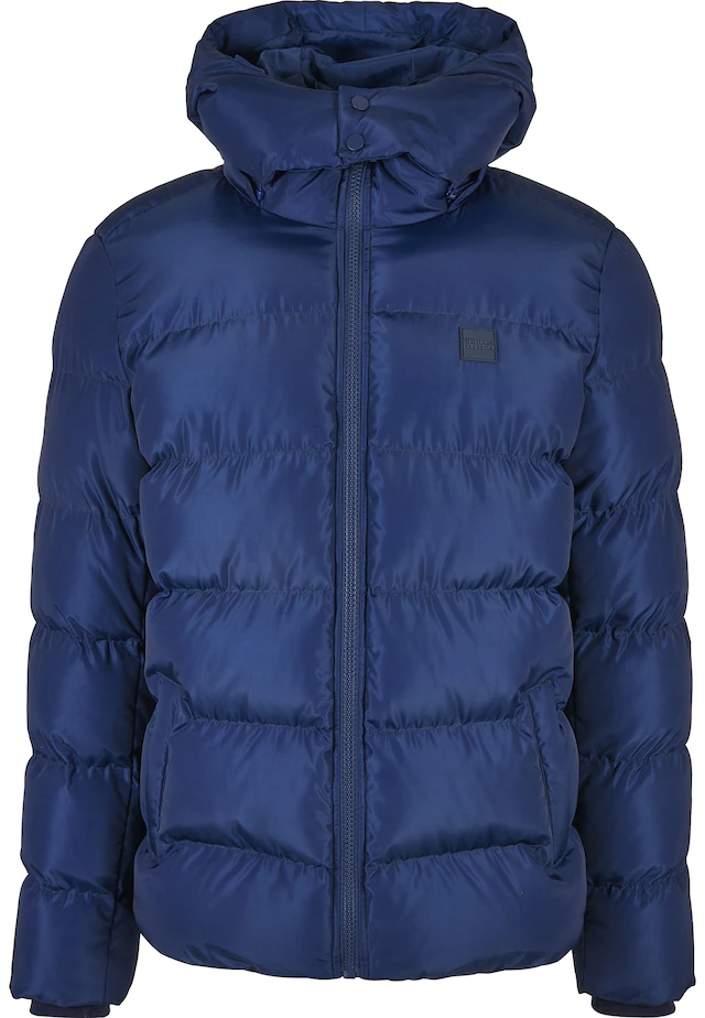 URBAN CLASSICS Allwetterjacke »Urban Classics Herren Hooded Puffer Jacket« 1 Stk. tlg. mit Kapuze