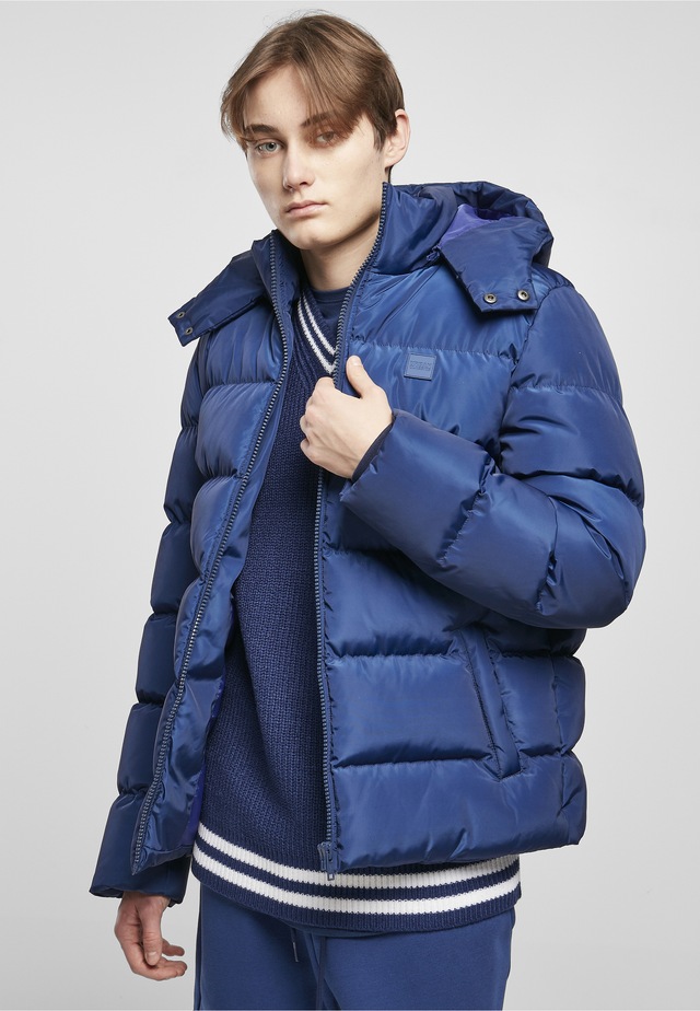 URBAN CLASSICS Allwetterjacke »Urban Classics Herren Hooded Puffer Jacket« 1 Stk. tlg. mit Kapuze