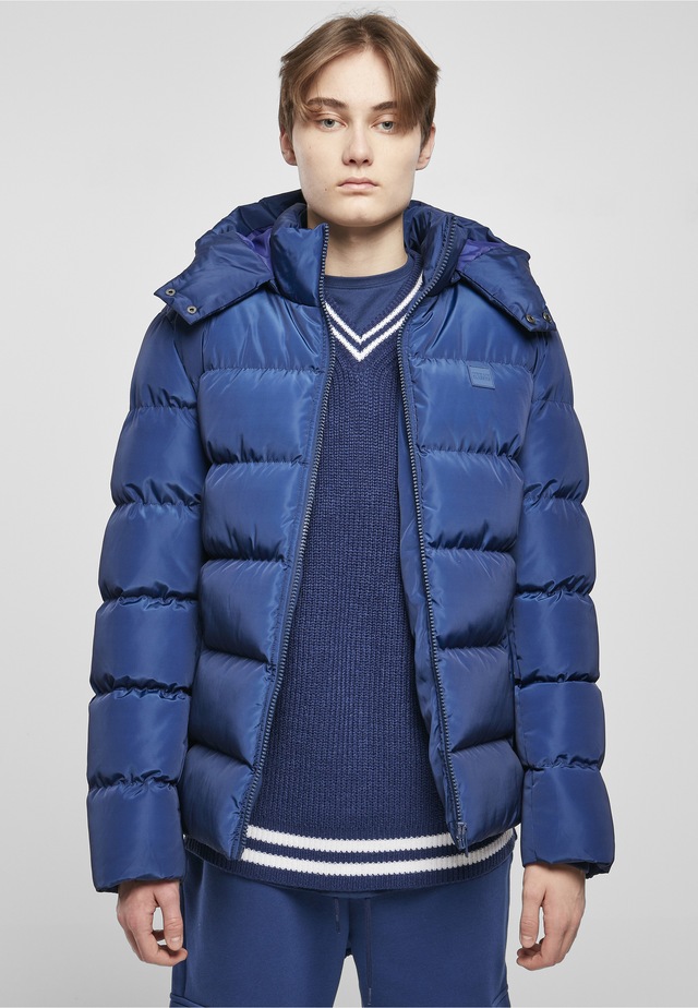 URBAN CLASSICS Allwetterjacke »Urban Classics Herren Hooded Puffer Jacket« 1 Stk. tlg. mit Kapuze