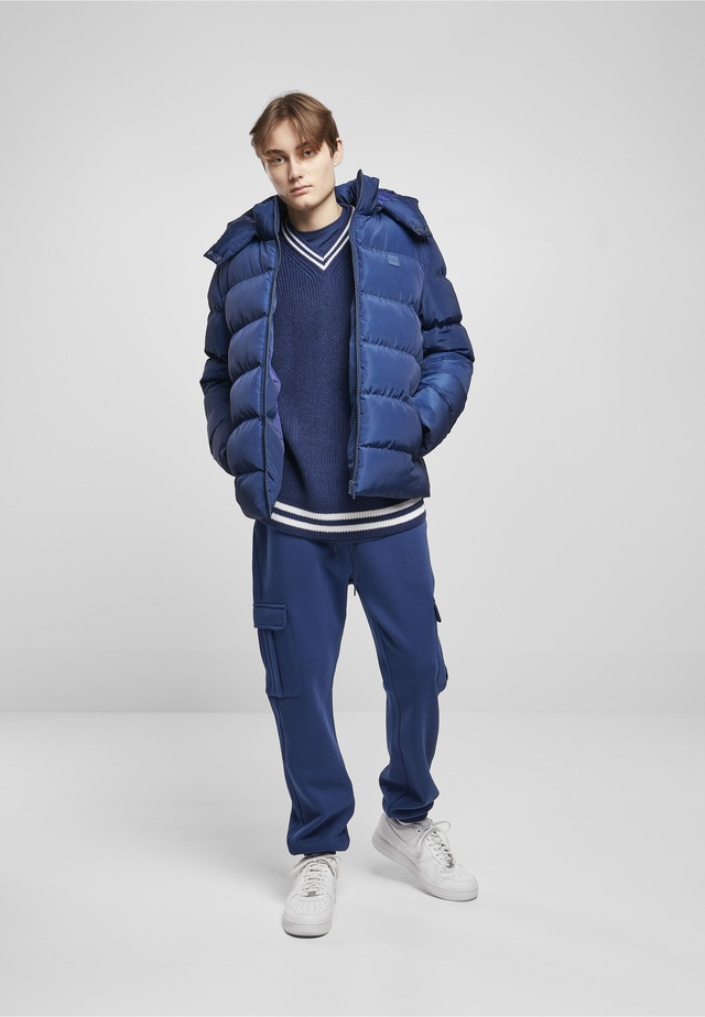 URBAN CLASSICS Allwetterjacke »Urban Classics Herren Hooded Puffer Jacket« 1 Stk. tlg. mit Kapuze
