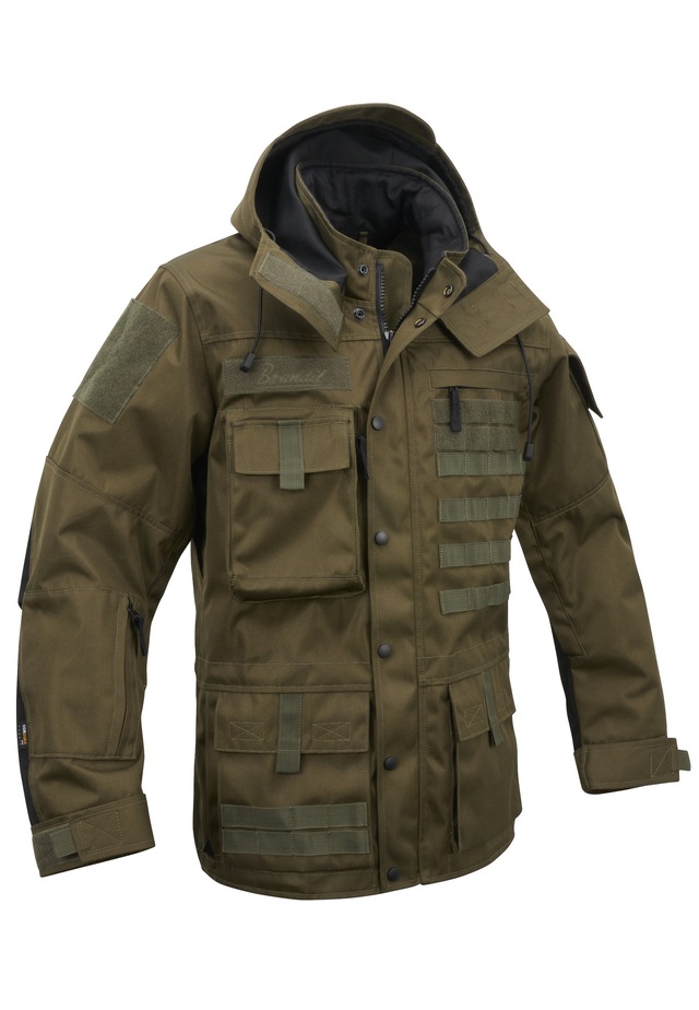 Brandit Outdoorjacke »Brandit Herren Performance Outdoorjacket« 1 Stk. tlg. mit Kapuze