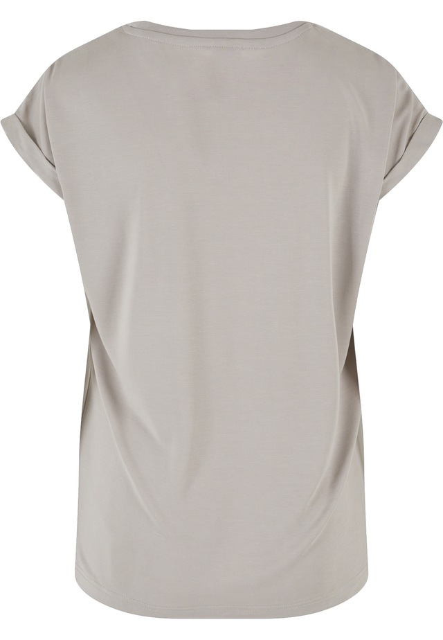 URBAN CLASSICS Kurzarmshirt »Urban Classics Damen Ladies Modal Extended Shoulder Tee« 1 Stk.