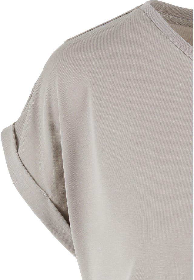 URBAN CLASSICS Kurzarmshirt »Urban Classics Damen Ladies Modal Extended Shoulder Tee« 1 Stk.