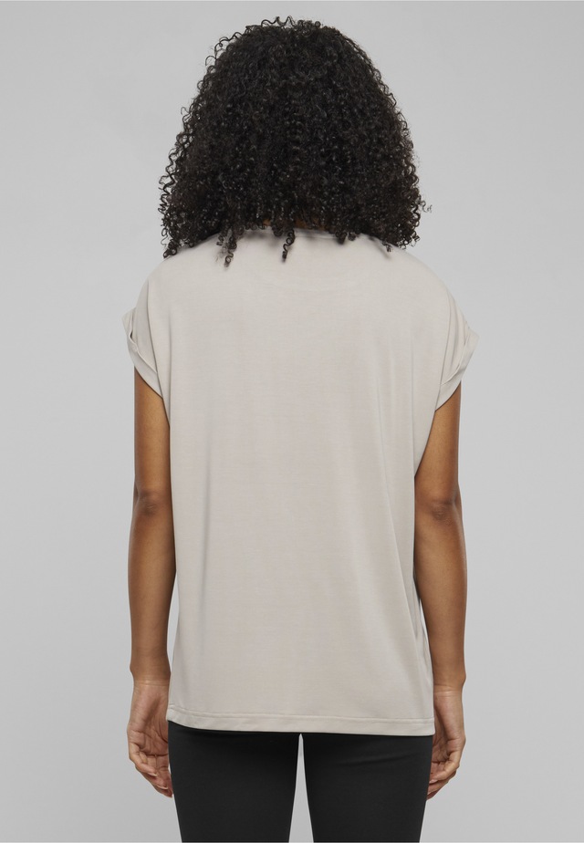 URBAN CLASSICS Kurzarmshirt »Urban Classics Damen Ladies Modal Extended Shoulder Tee« 1 Stk.