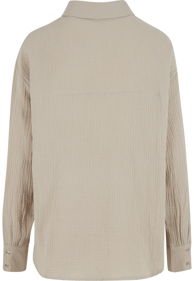 URBAN CLASSICS Klassische Bluse »Urban Classics Ladies Oversized Musselin Blouse«
