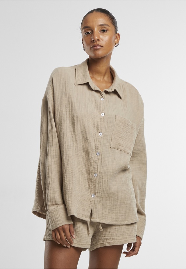 URBAN CLASSICS Klassische Bluse »Urban Classics Ladies Oversized Musselin Blouse«