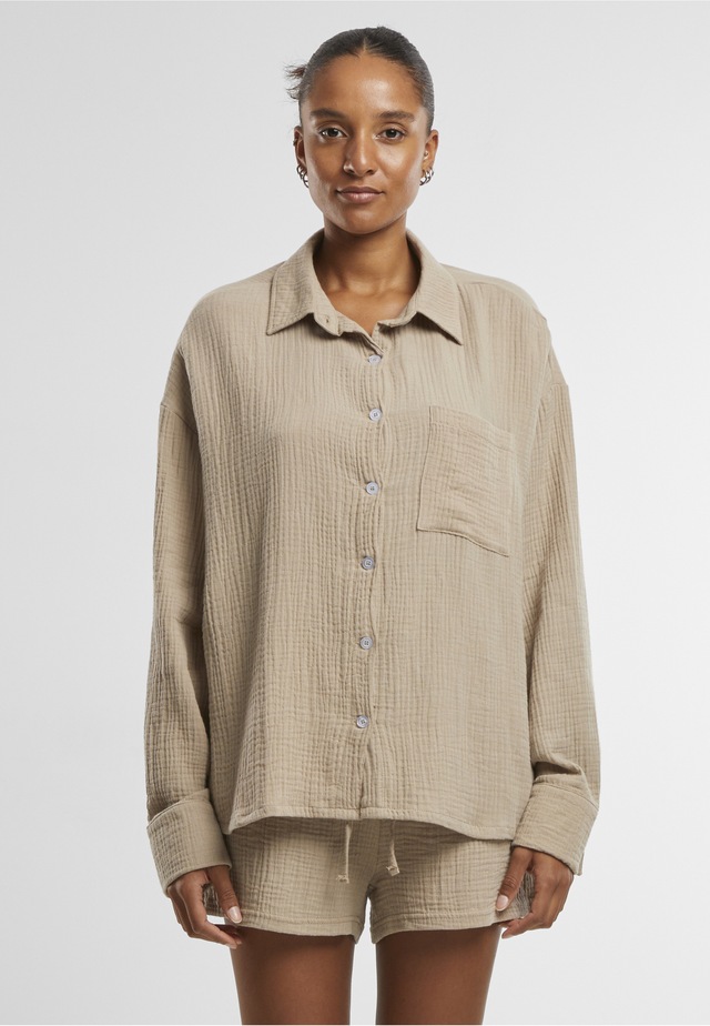 URBAN CLASSICS Klassische Bluse »Urban Classics Ladies Oversized Musselin Blouse«