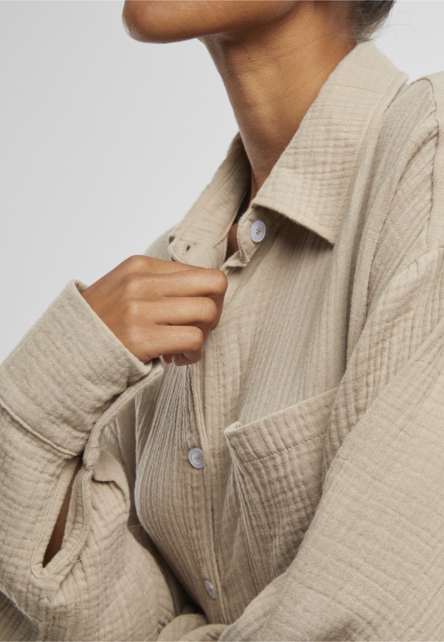 URBAN CLASSICS Klassische Bluse »Urban Classics Ladies Oversized Musselin Blouse«