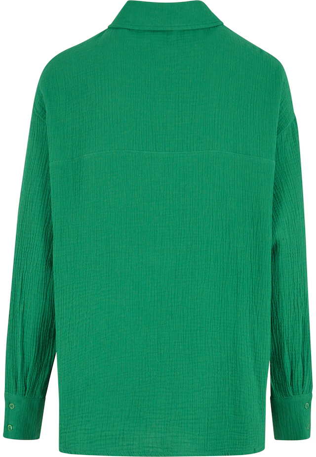 URBAN CLASSICS Klassische Bluse »Urban Classics Ladies Oversized Musselin Blouse«