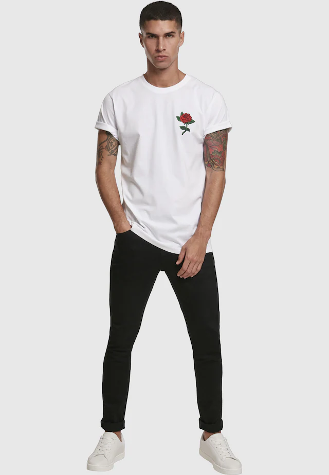 MisterTee T-Shirt »MisterTee Herren Rose Tee« 1 Stk.