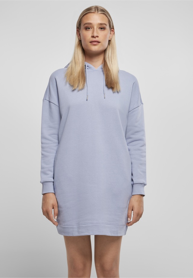 URBAN CLASSICS A-Linien-Kleid »Urban Classics Damen Ladies Organic Oversized Terry Hoody Dress« 1 Stk. tlg.