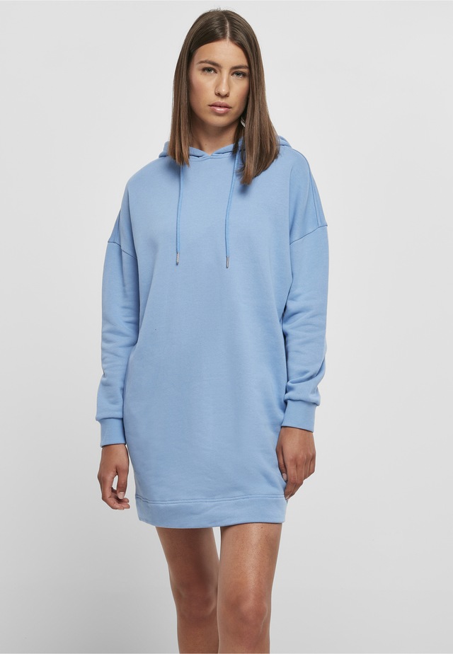 URBAN CLASSICS A-Linien-Kleid »Urban Classics Damen Ladies Organic Oversized Terry Hoody Dress« 1 Stk. tlg.