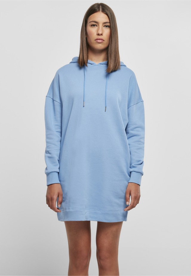 URBAN CLASSICS A-Linien-Kleid »Urban Classics Damen Ladies Organic Oversized Terry Hoody Dress« 1 Stk. tlg.