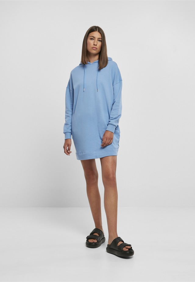 URBAN CLASSICS A-Linien-Kleid »Urban Classics Damen Ladies Organic Oversized Terry Hoody Dress« 1 Stk. tlg.