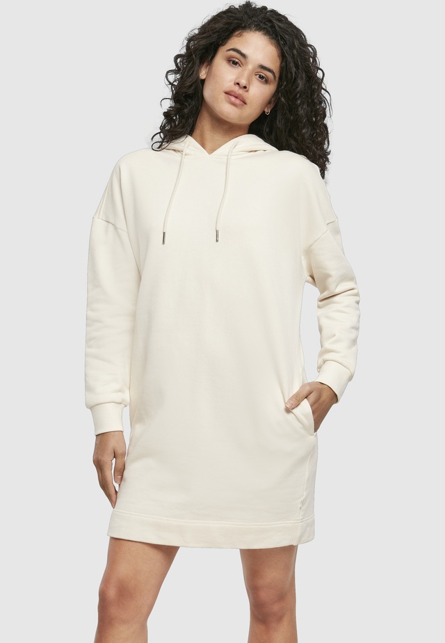 URBAN CLASSICS A-Linien-Kleid »Urban Classics Damen Ladies Organic Oversized Terry Hoody Dress« 1 Stk. tlg.