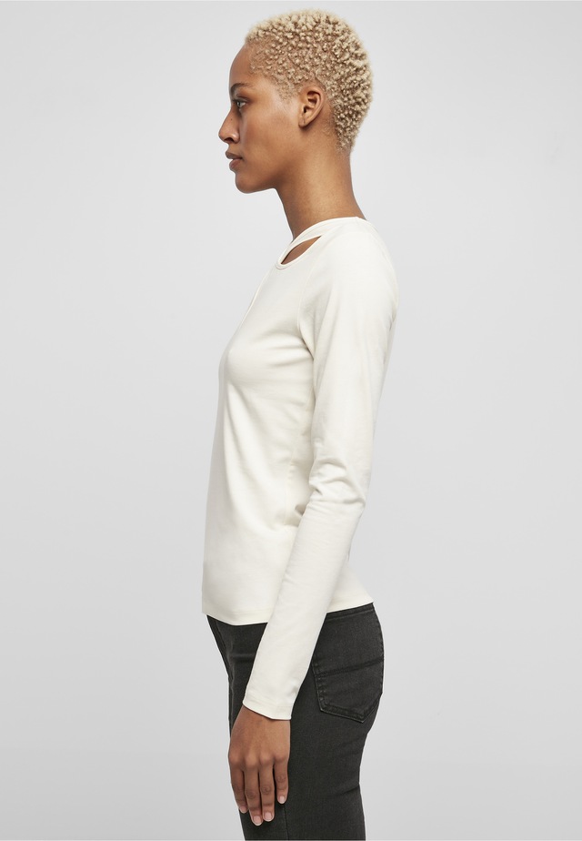 URBAN CLASSICS Langarmshirt »Urban Classics Damen Ladies Crossed Cut Out Longsleeve« 1 Stk.
