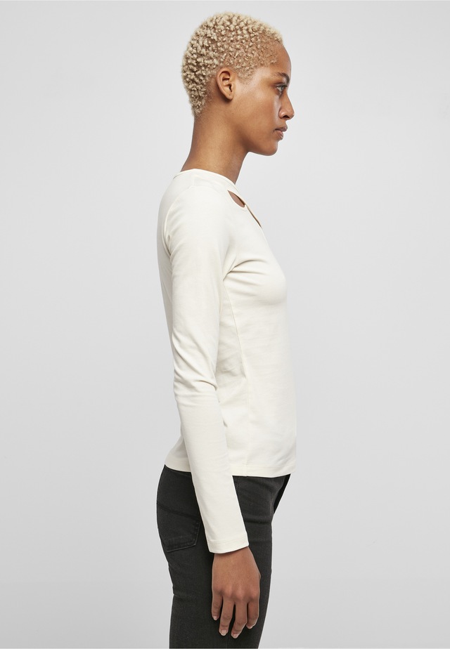URBAN CLASSICS Langarmshirt »Urban Classics Damen Ladies Crossed Cut Out Longsleeve« 1 Stk.