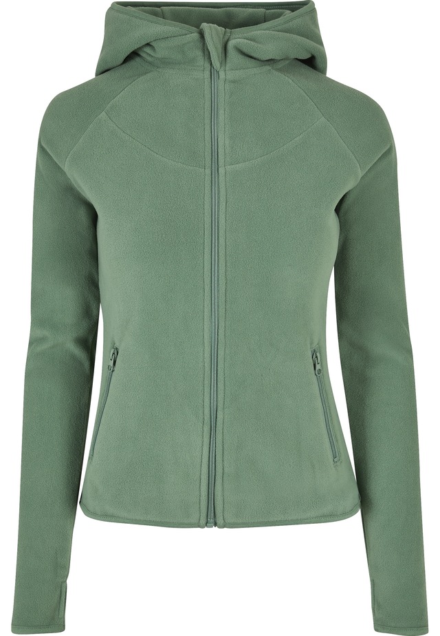 URBAN CLASSICS Sweatjacke »Urban Classics Damen Ladies Polar Fleece Zip Hoody« 1