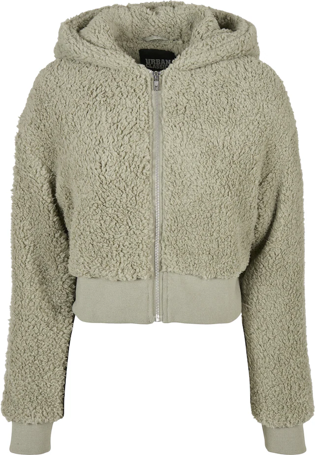 URBAN CLASSICS Langmantel »Urban Classics Damen Ladies Short Oversized Sherpa Jacket«