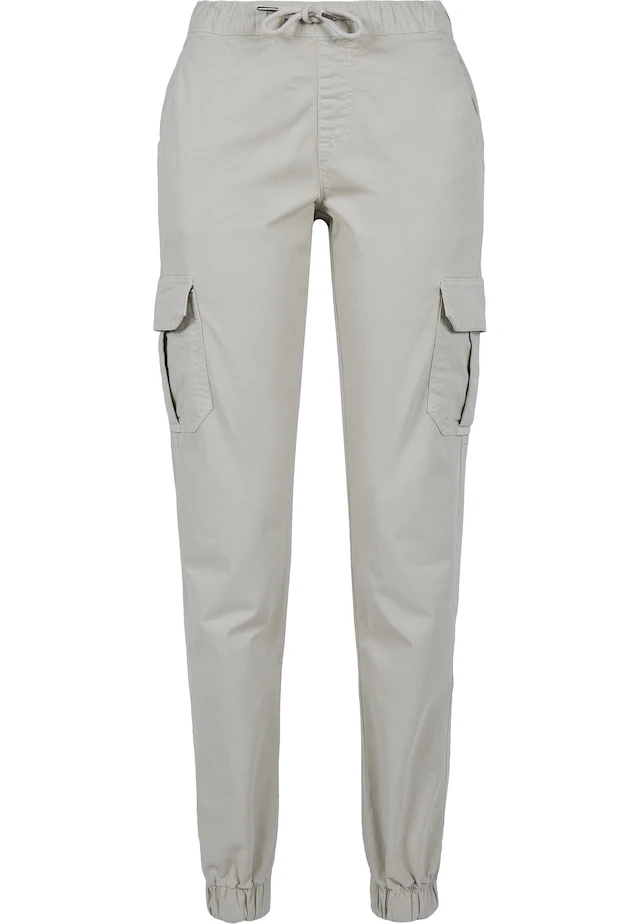 URBAN CLASSICS Cargohose »Urban Classics Damen Ladies High Waist Cargo Jogging Pants«