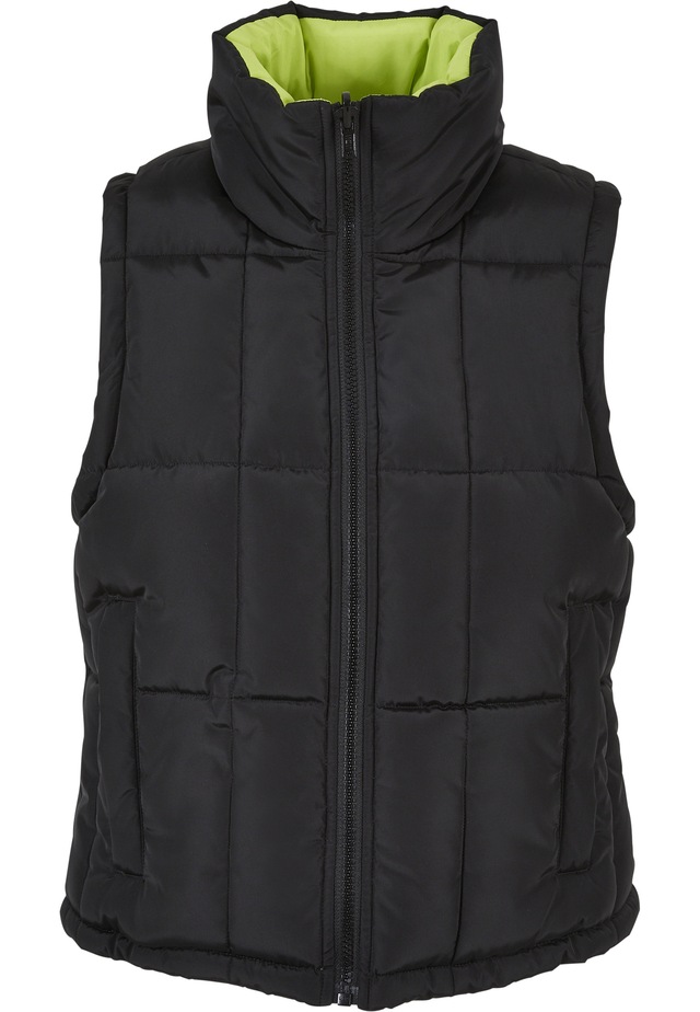 URBAN CLASSICS Steppweste »Urban Classics Damen Ladies Reversible Cropped Puffer Vest«