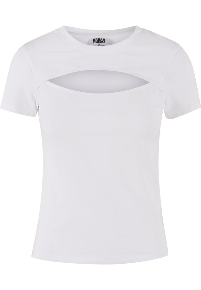 URBAN CLASSICS T-Shirt »Urban Classics Ladies Short Cut Out Tee« 1 Stk.