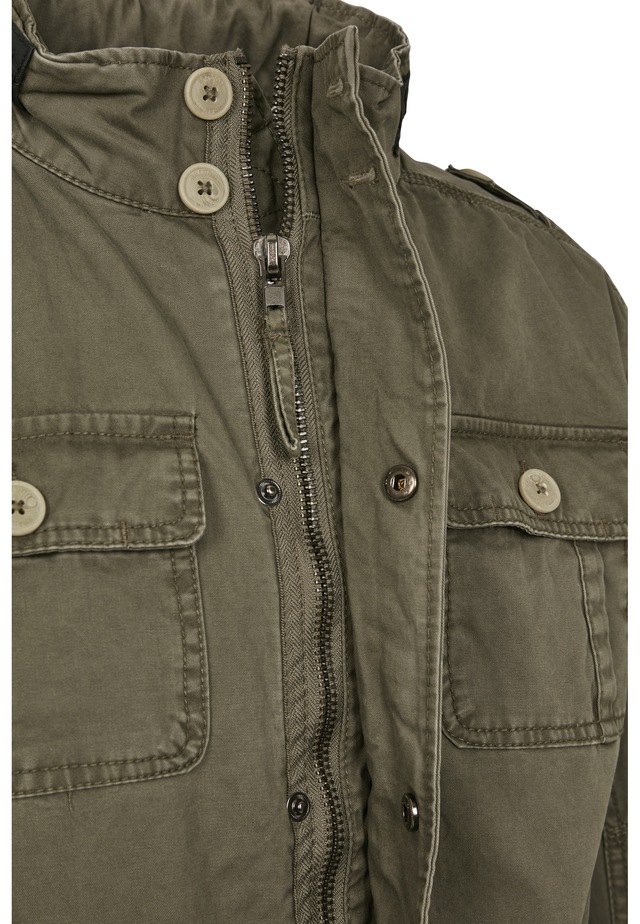 Brandit Allwetterjacke »Brandit Herren Britannia Jacket« 1 Stk. tlg. ohne Kapuze