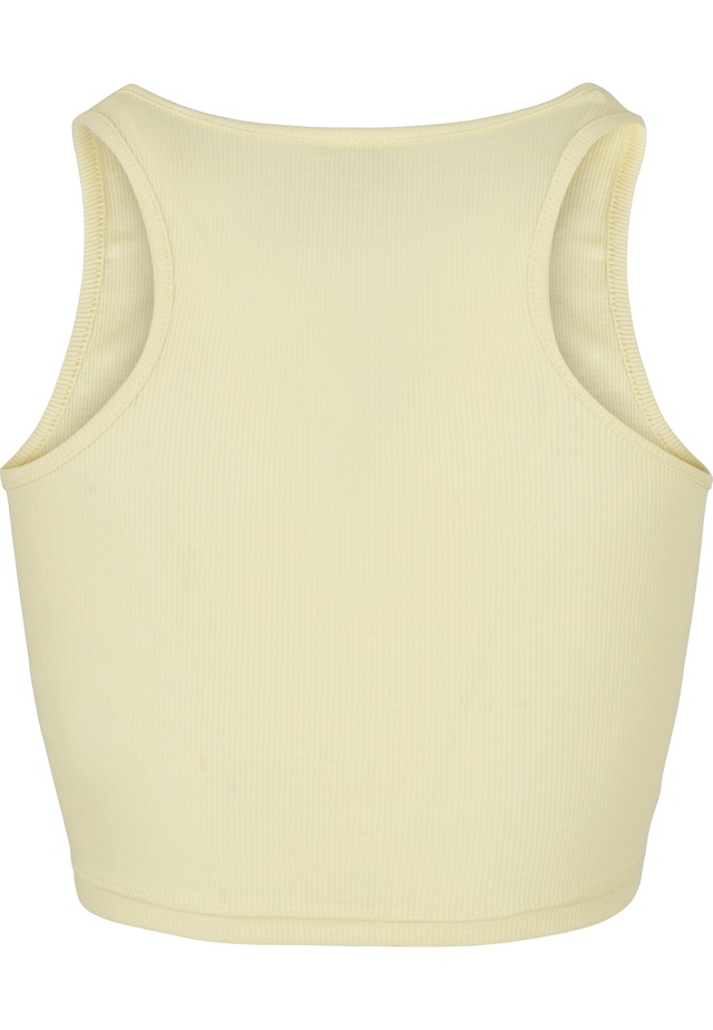 URBAN CLASSICS Tanktop »Urban Classics Damen Ladies Cropped Rib Top« 1 Stk.