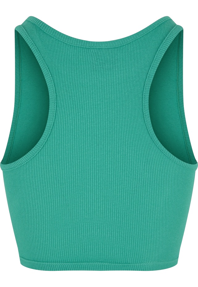 URBAN CLASSICS Tanktop »Urban Classics Damen Ladies Cropped Rib Top« 1 Stk.