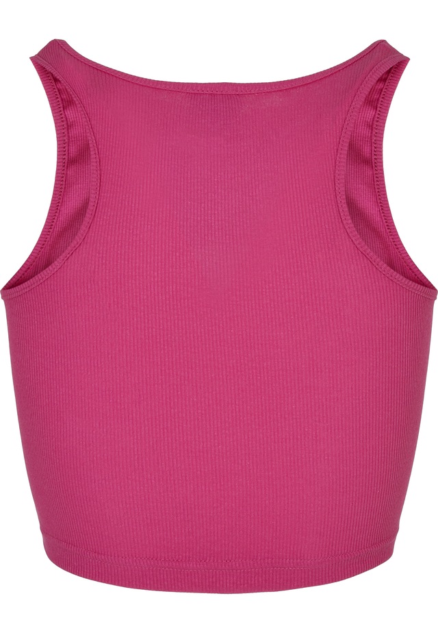 URBAN CLASSICS Tanktop »Urban Classics Damen Ladies Cropped Rib Top« 1 Stk.