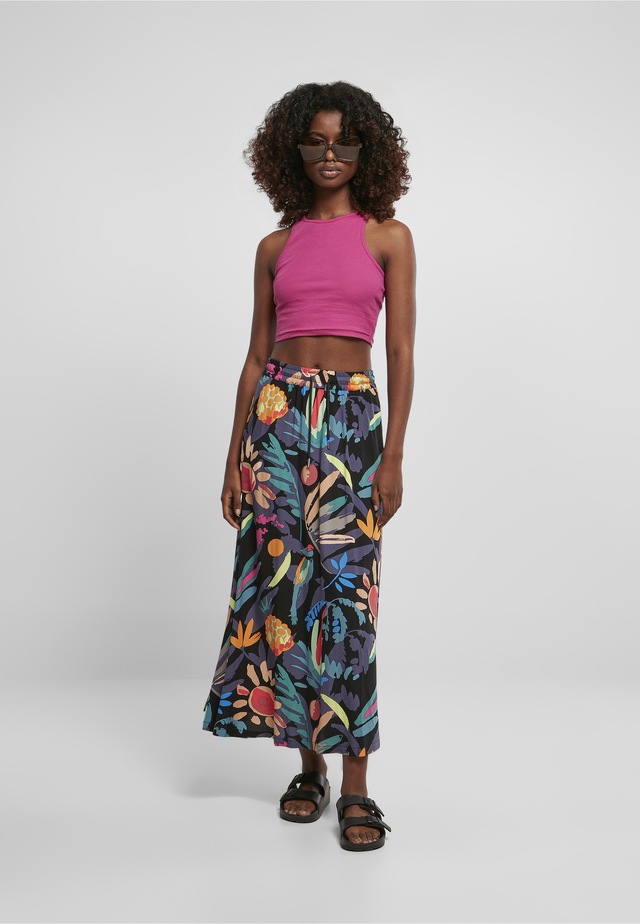 URBAN CLASSICS Tanktop »Urban Classics Damen Ladies Cropped Rib Top« 1 Stk.