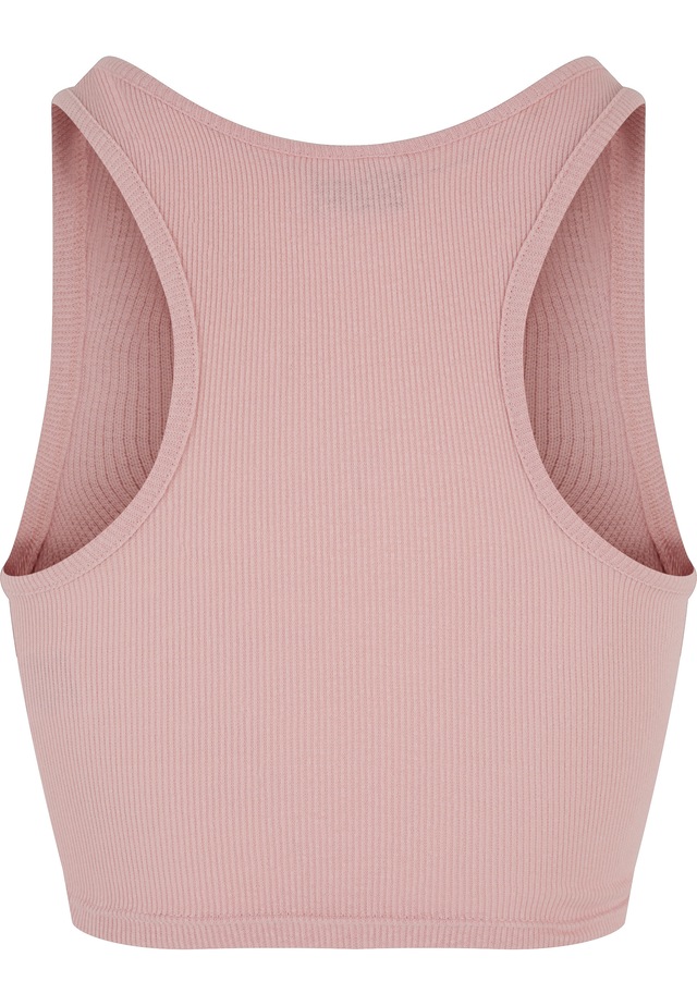 URBAN CLASSICS Tanktop »Urban Classics Damen Ladies Cropped Rib Top« 1 Stk.