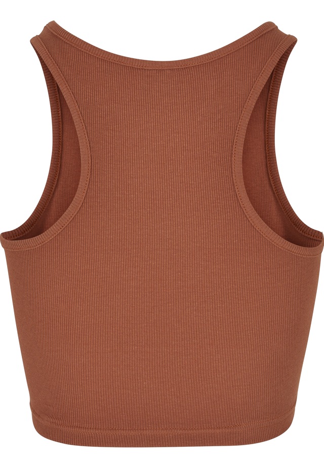 URBAN CLASSICS Tanktop »Urban Classics Damen Ladies Cropped Rib Top« 1 Stk.