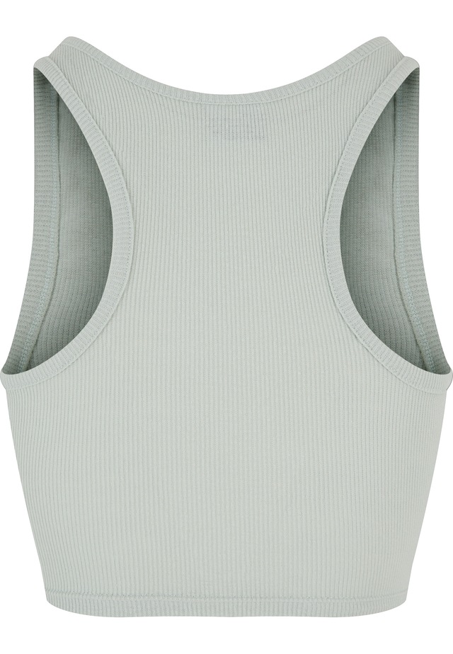 URBAN CLASSICS Tanktop »Urban Classics Damen Ladies Cropped Rib Top« 1 Stk.