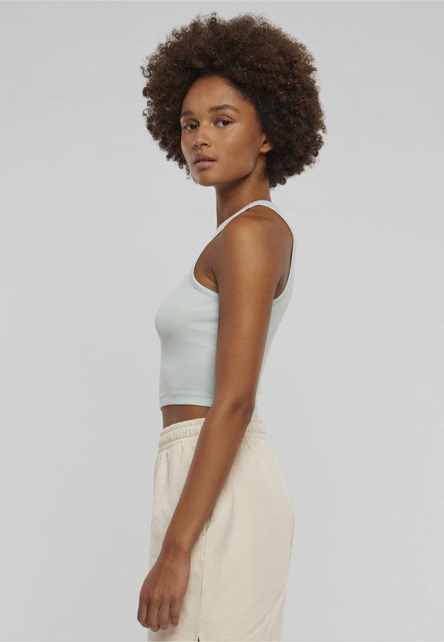 URBAN CLASSICS Tanktop »Urban Classics Damen Ladies Cropped Rib Top« 1 Stk.