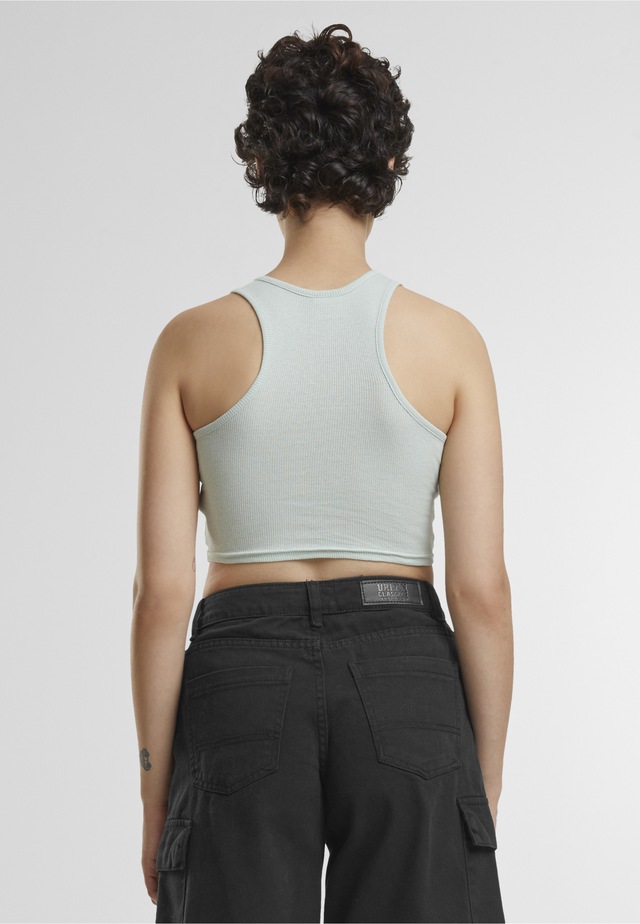 URBAN CLASSICS Tanktop »Urban Classics Damen Ladies Cropped Rib Top« 1 Stk.